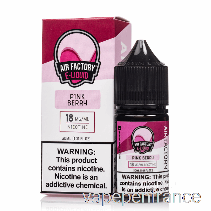 Baie Rose - Sels D'usine D'air - Stylo Vape 30 Ml 36 Mg